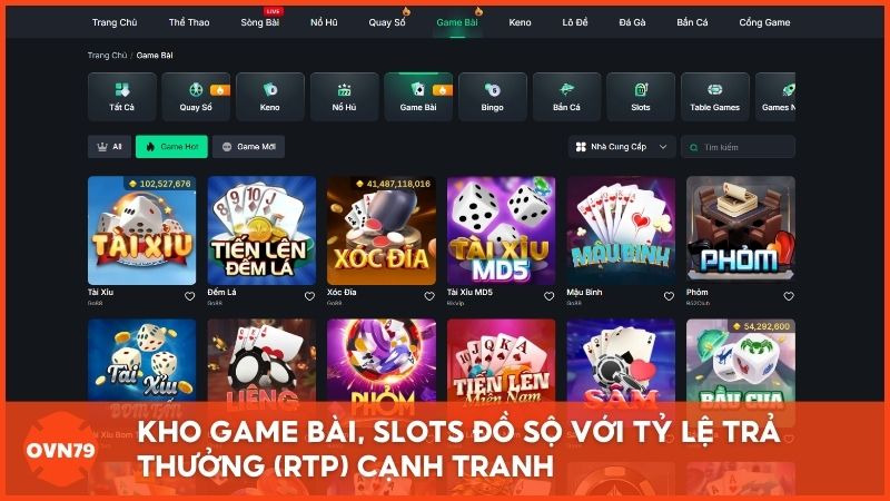 Khám phá kho giải trí đồ sộ, từ sòng bài 8K đến các siêu phẩm tại nhà cái game bài QIBET.
