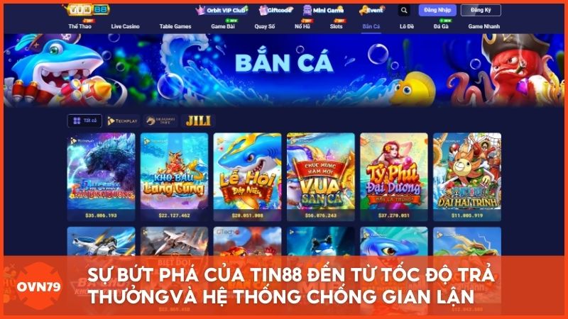 Sự bứt phá của Tin88 đến từ tốc độ trả thưởng siêu tốc và hệ thống chống gian lận AI hiện đại bậc nhất 2025